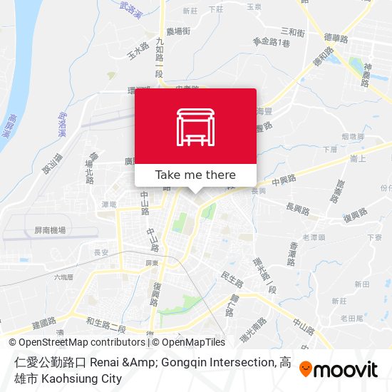 仁愛公勤路口 Renai &Amp; Gongqin Intersection map