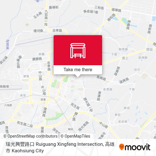 瑞光興豐路口 Ruiguang Xingfeng Intersection map