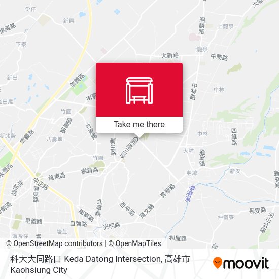 科大大同路口 Keda Datong Intersection map