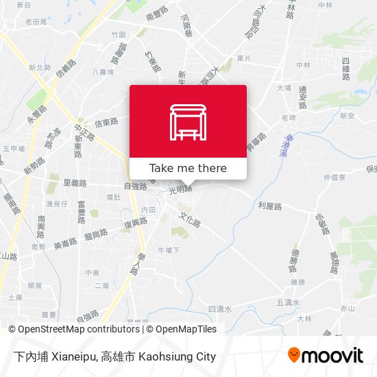 下內埔 Xianeipu map