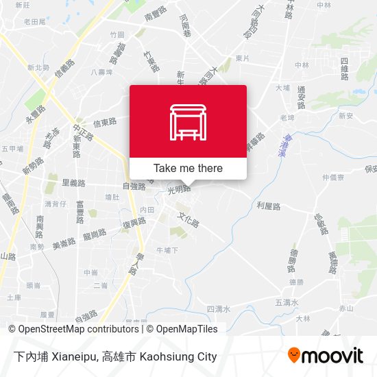 下內埔 Xianeipu map