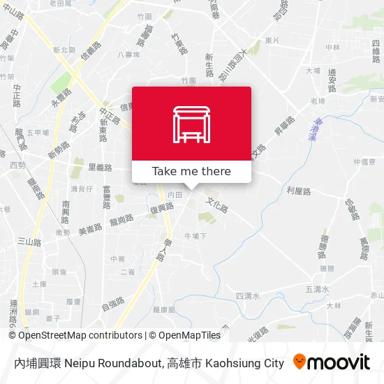 內埔圓環 Neipu Roundabout地圖