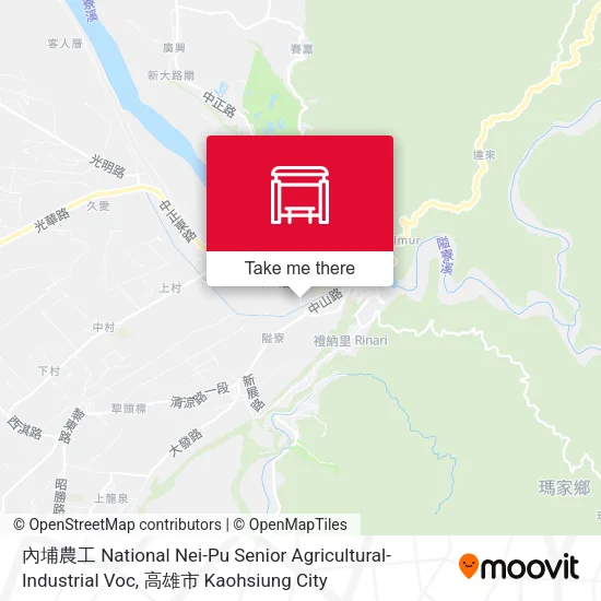 內埔農工 National Nei-Pu Senior Agricultural-Industrial Voc地圖