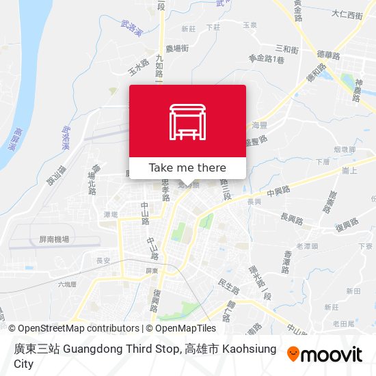 廣東三站 Guangdong Third Stop map