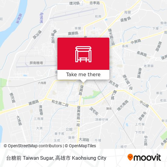 台糖前 Taiwan Sugar map