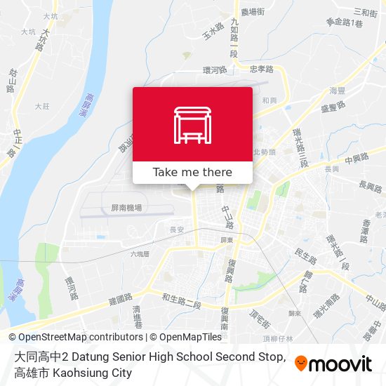 大同高中2 Datung Senior High School Second Stop map