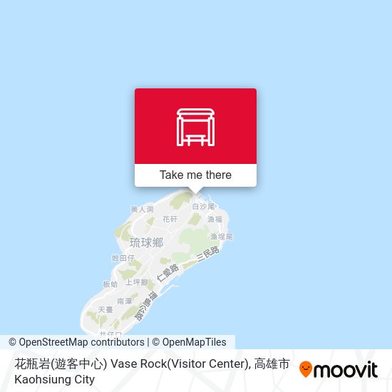 花瓶岩(遊客中心) Vase Rock(Visitor Center)地圖