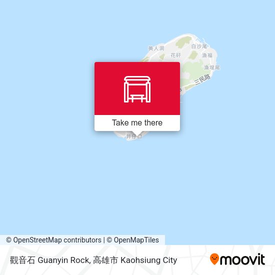 觀音石 Guanyin Rock map