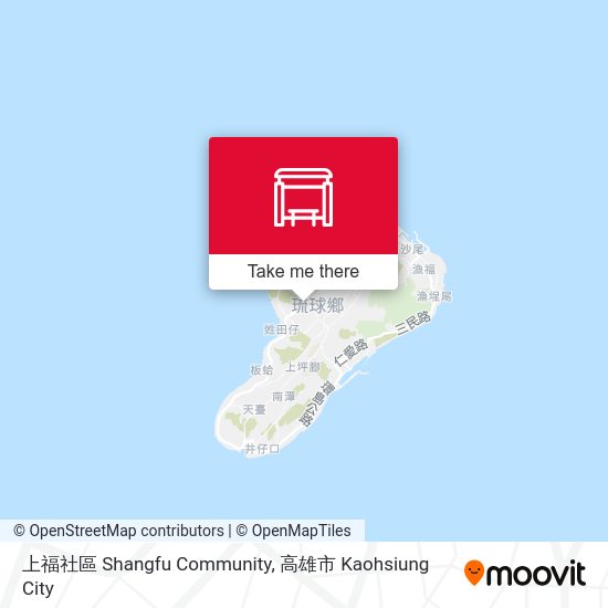 上福社區 Shangfu Community map