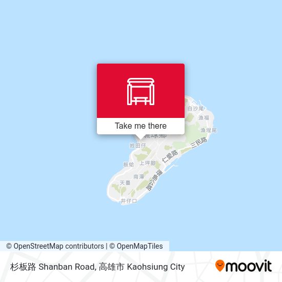杉板路 Shanban Road地圖