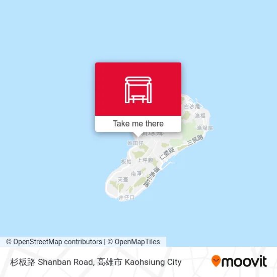 杉板路 Shanban Road地圖