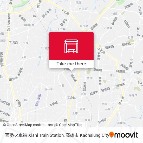西勢火車站 Xishi Train Station地圖