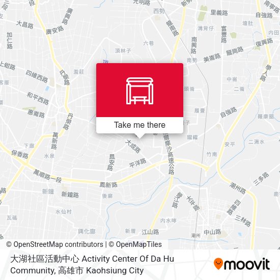 大湖社區活動中心 Activity Center Of Da Hu Community map