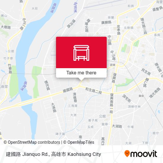 建國路 Jianquo Rd. map