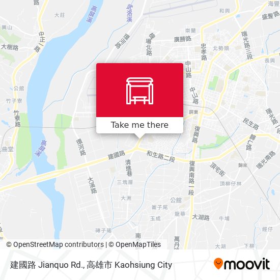 建國路 Jianquo Rd. map
