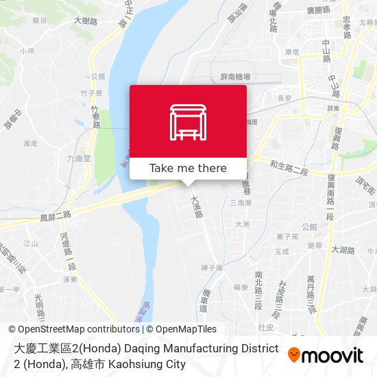 大慶工業區2(Honda) Daqing Manufacturing District 2 (Honda) map