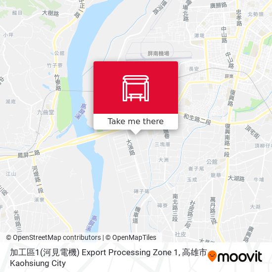 加工區1(河見電機) Export Processing Zone 1 map