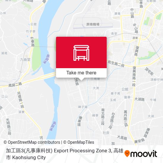 加工區3(凡事康科技) Export Processing Zone 3 map