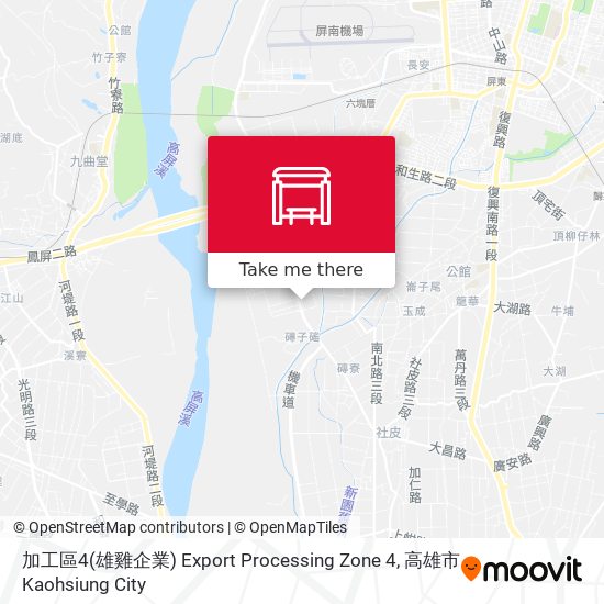 加工區4(雄雞企業) Export Processing Zone 4地圖