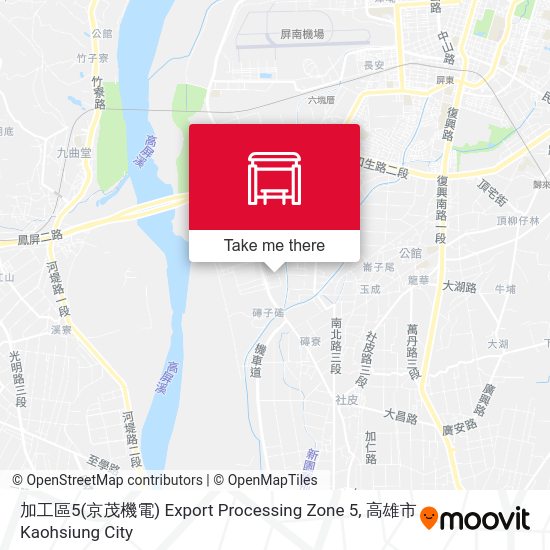 加工區5(京茂機電) Export Processing Zone 5地圖