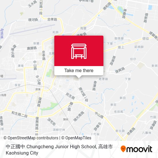 中正國中 Chungcheng Junior High School map