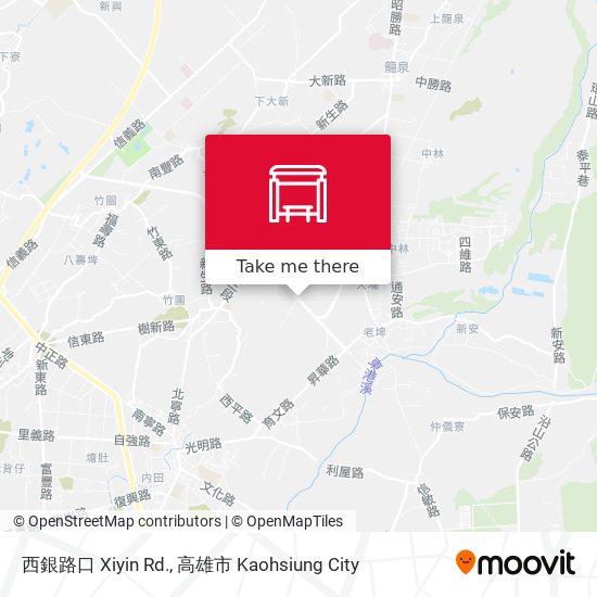 西銀路口 Xiyin Rd. map