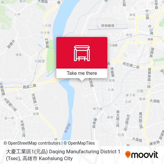 大慶工業區1(元晶) Daqing Manufacturing District 1 (Tsec)地圖