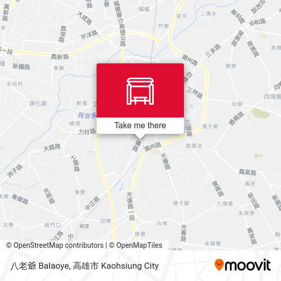 八老爺 Balaoye map