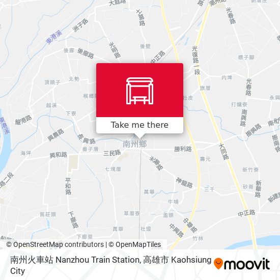 南州火車站 Nanzhou Train Station map