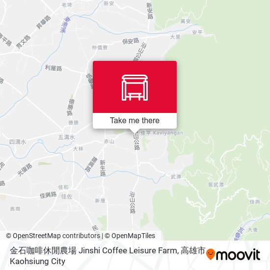 金石咖啡休閒農場 Jinshi Coffee Leisure Farm map