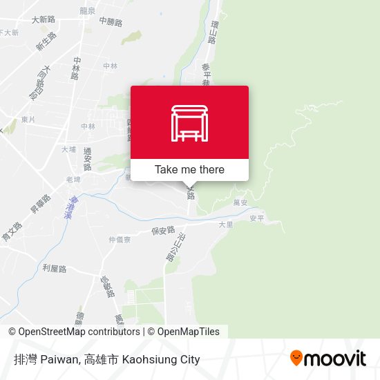 排灣 Paiwan map