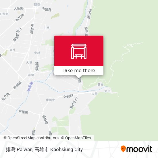 排灣 Paiwan map
