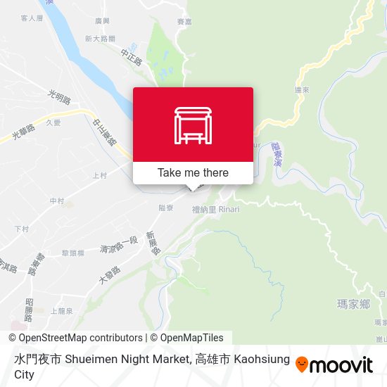 水門夜市 Shueimen Night Market地圖