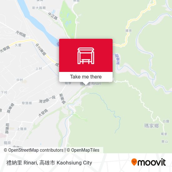 禮納里 Rinari map