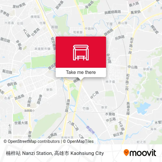 楠梓站 Nanzi Station地圖