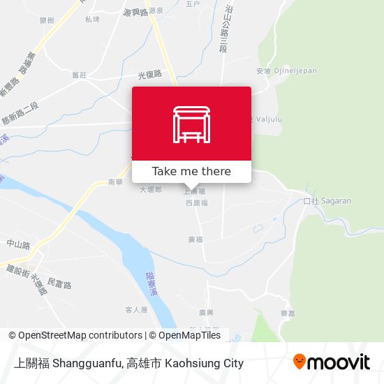 上關福 Shangguanfu map