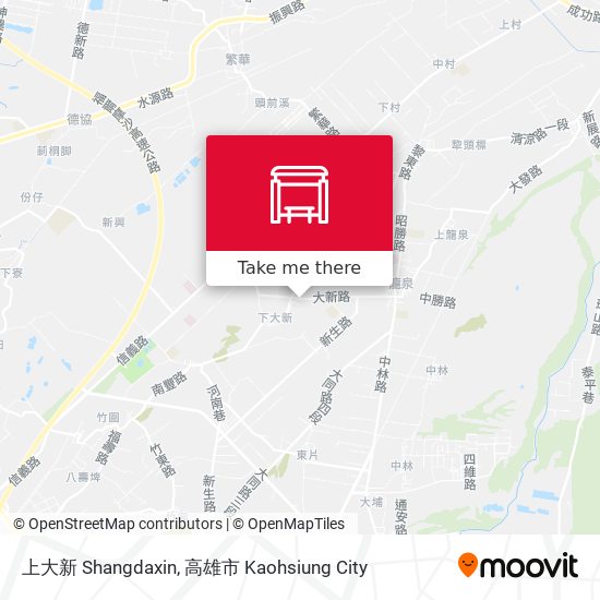 上大新 Shangdaxin map