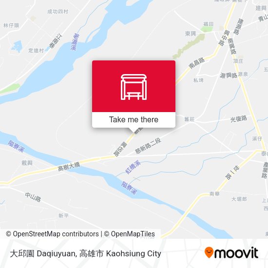 大邱園 Daqiuyuan map