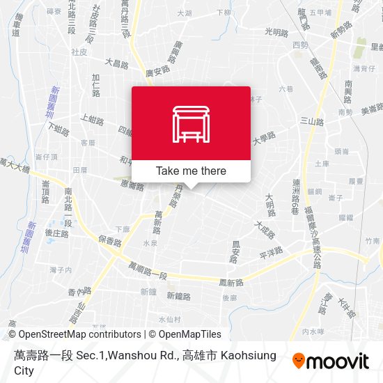 萬壽路一段 Sec.1,Wanshou Rd.地圖