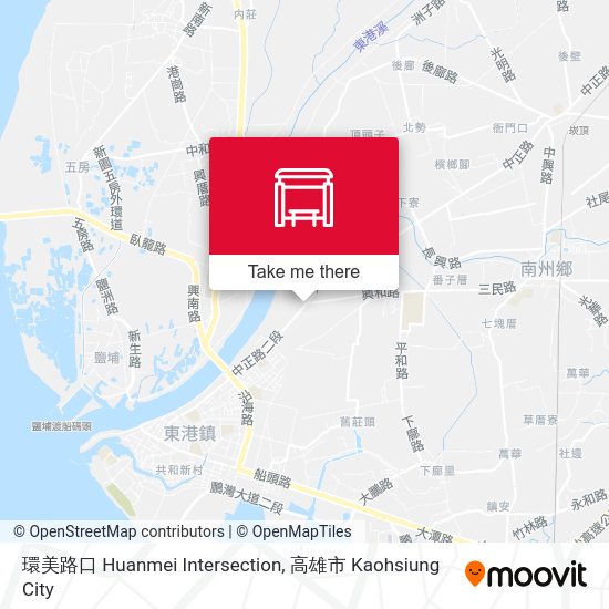 環美路口 Huanmei Intersection map