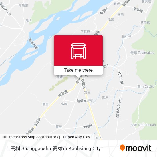 上高樹 Shanggaoshu map