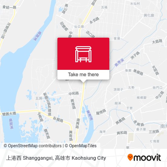 上港西 Shanggangxi map