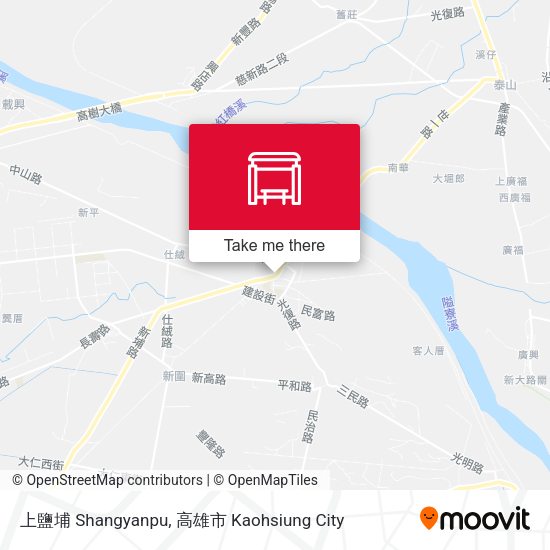 上鹽埔 Shangyanpu map