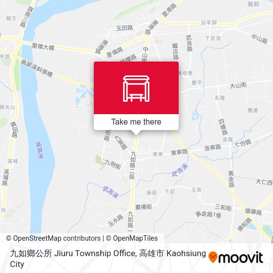 九如鄉公所 Jiuru Township Office map