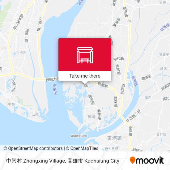 中興村 Zhongxing Village地圖