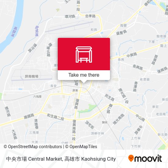 中央市場 Central Market map