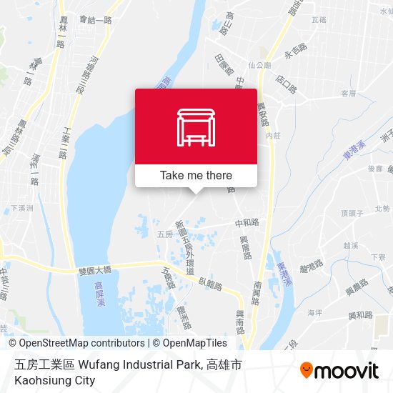 五房工業區 Wufang Industrial Park map