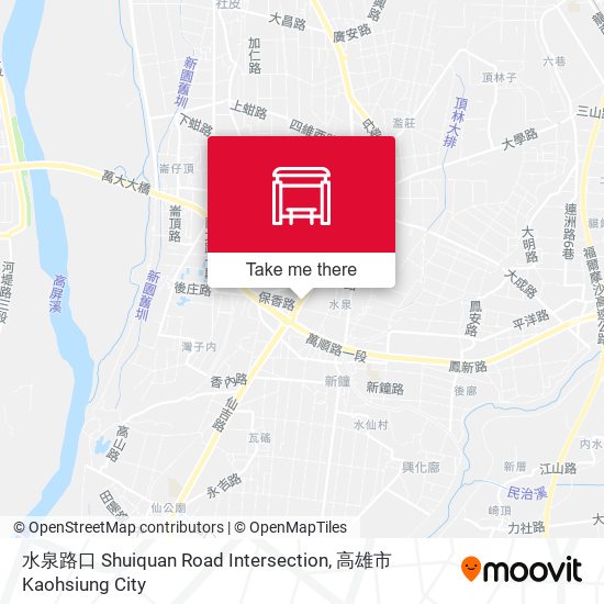 水泉路口 Shuiquan Road Intersection map