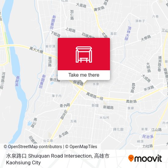 水泉路口 Shuiquan Road Intersection地圖