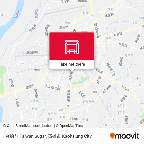 台糖前 Taiwan Sugar地圖